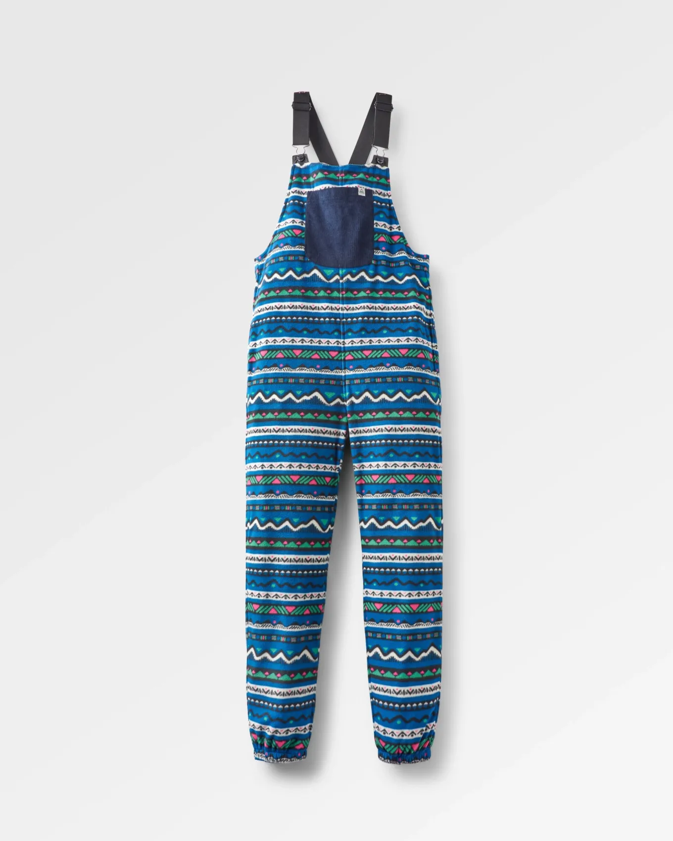 Ace Recycelte Polar-Fleece-Latzhose - Gezeitenblau