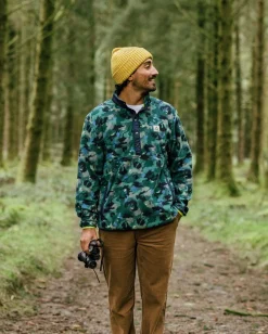 Adrift Recyceltes Polarfleece - Alpin Camo Regenwald