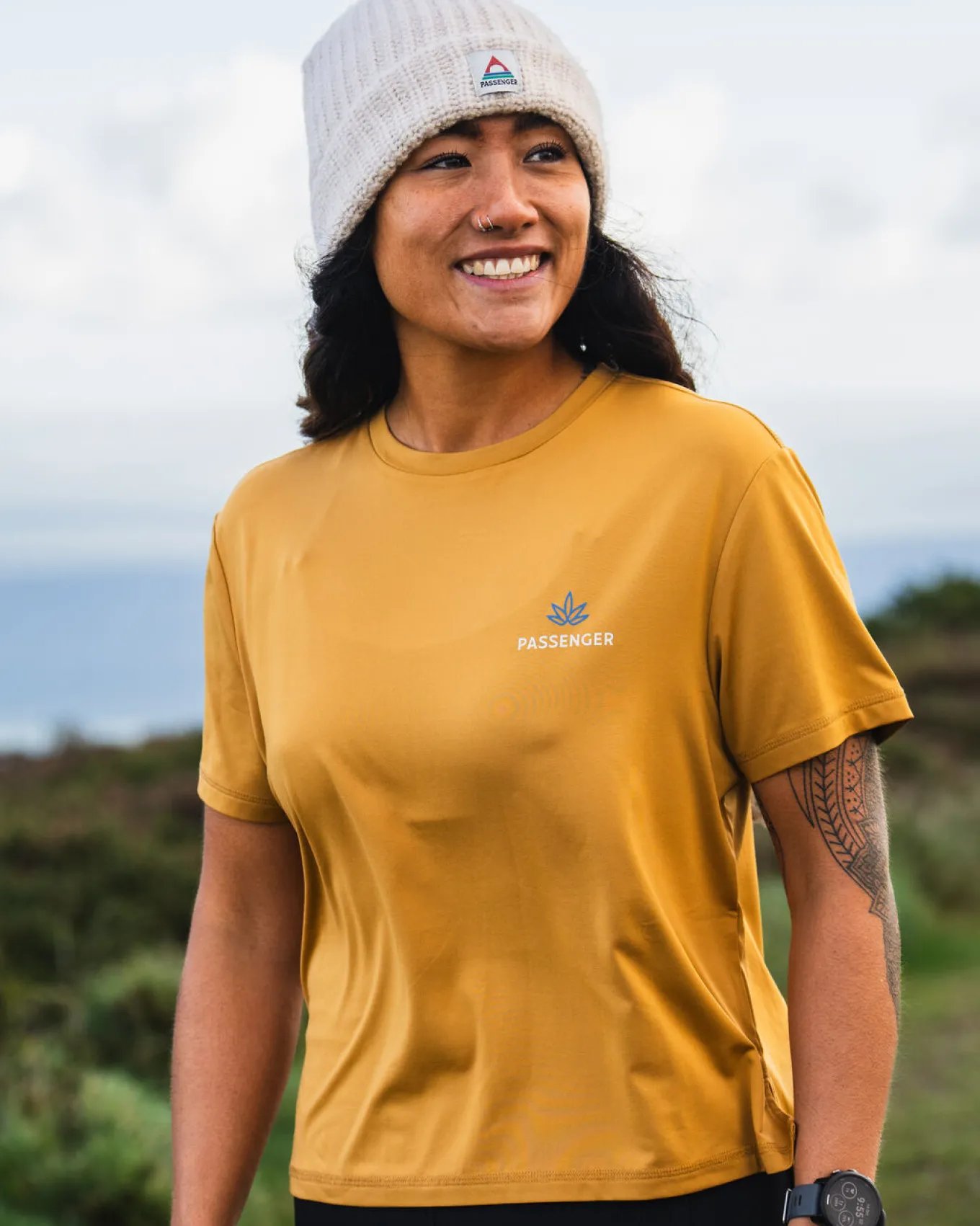 Align Recyceltes Aktiv T-Shirt - Staubiges Ocker