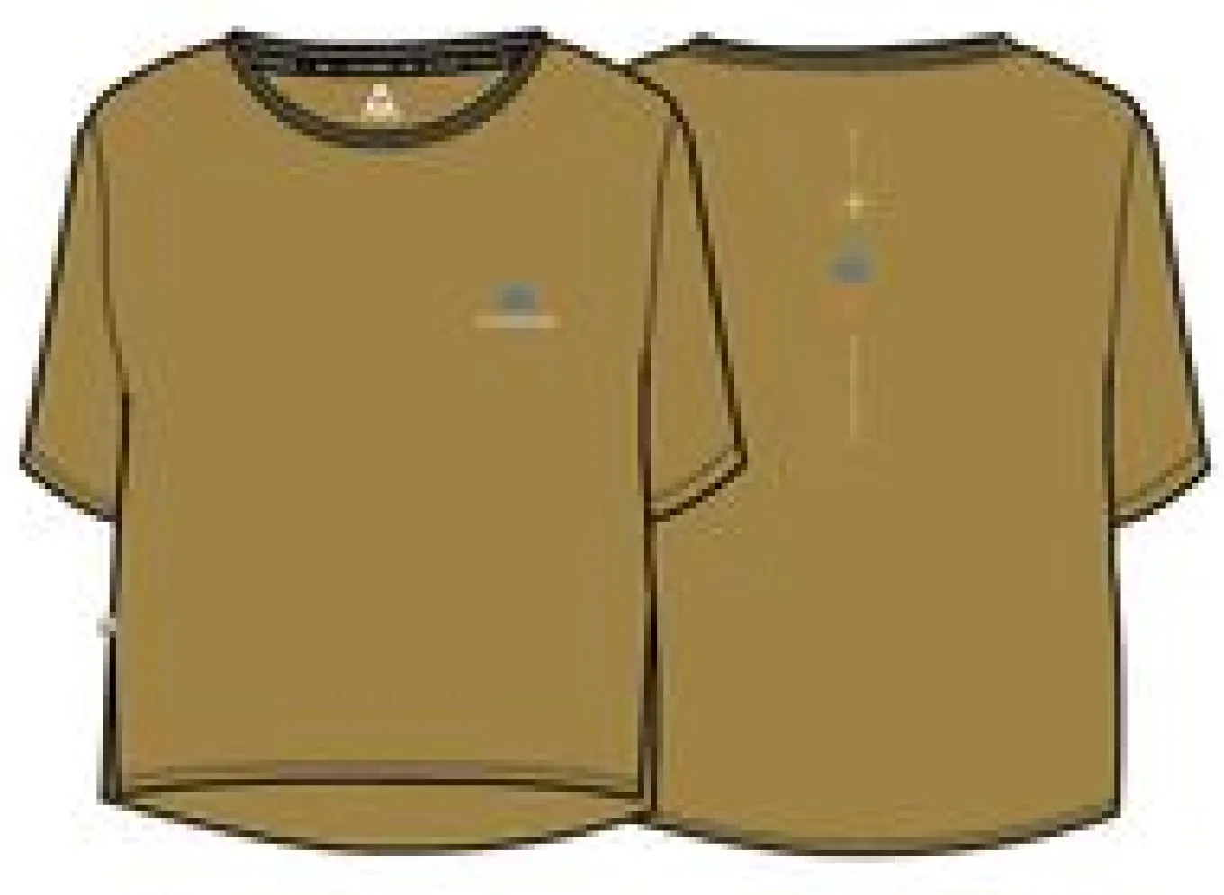 Align Recyceltes Aktiv T-Shirt - Staubiges Ocker