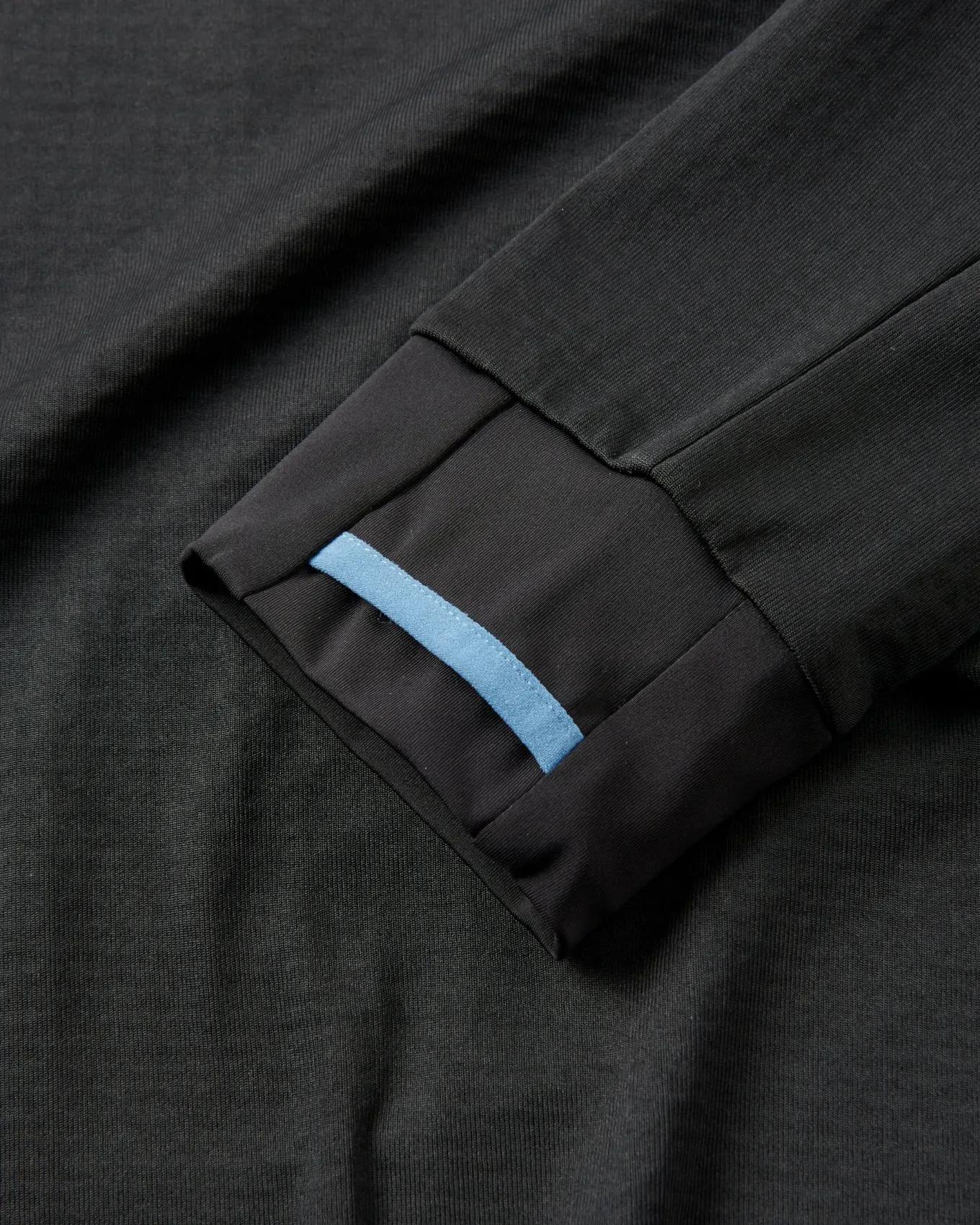 Alpine Recyceltes Base Layer Langarm-T-Shirt - Schwarz