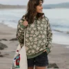 Arame Bio-Baumwoll Hoodie - Seegras/Pistazie