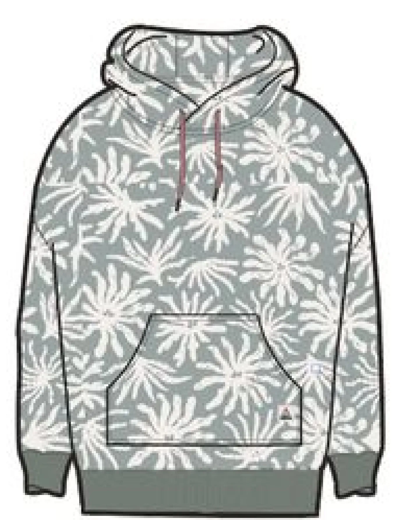Arame Bio-Baumwoll Hoodie - Seegras/Pistazie