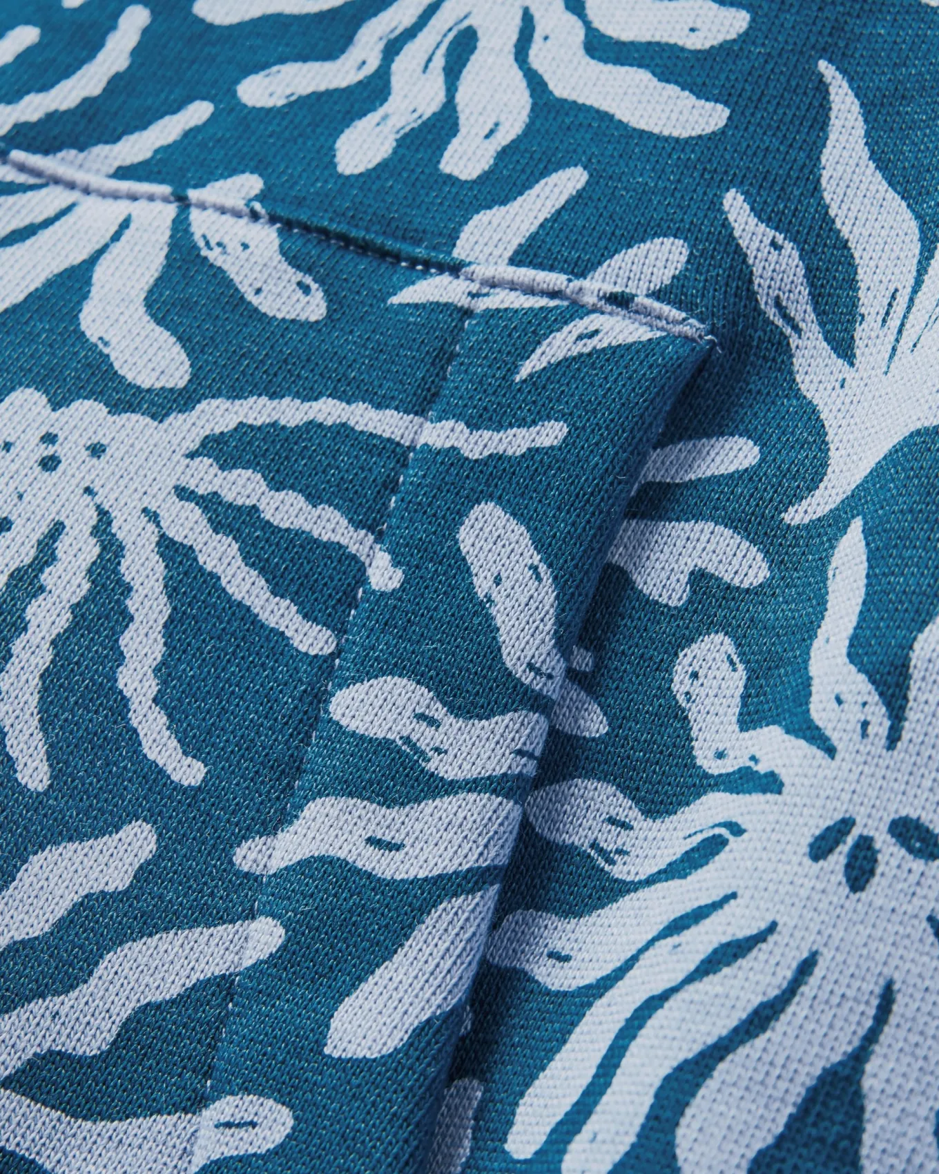 Arame Bio-Baumwoll Hoodie - Seegras/Stahlblau