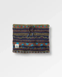 Ash Recycelter Sherpa Fleece Schlauchschal - Berg Geo Multi