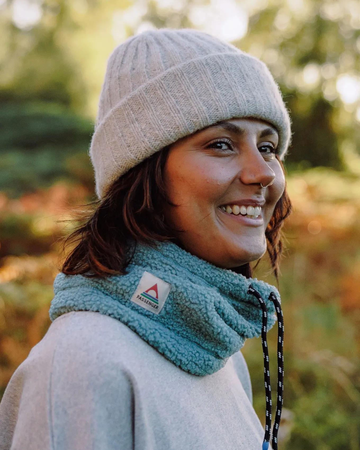 Ash Recycelter Sherpa Fleece Schlauchschal - Arktis