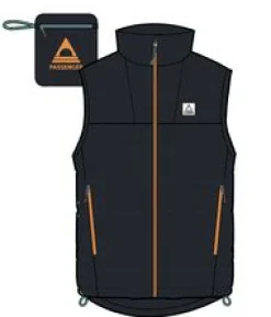 Ashland Down Recyceltes Top - Schwarz