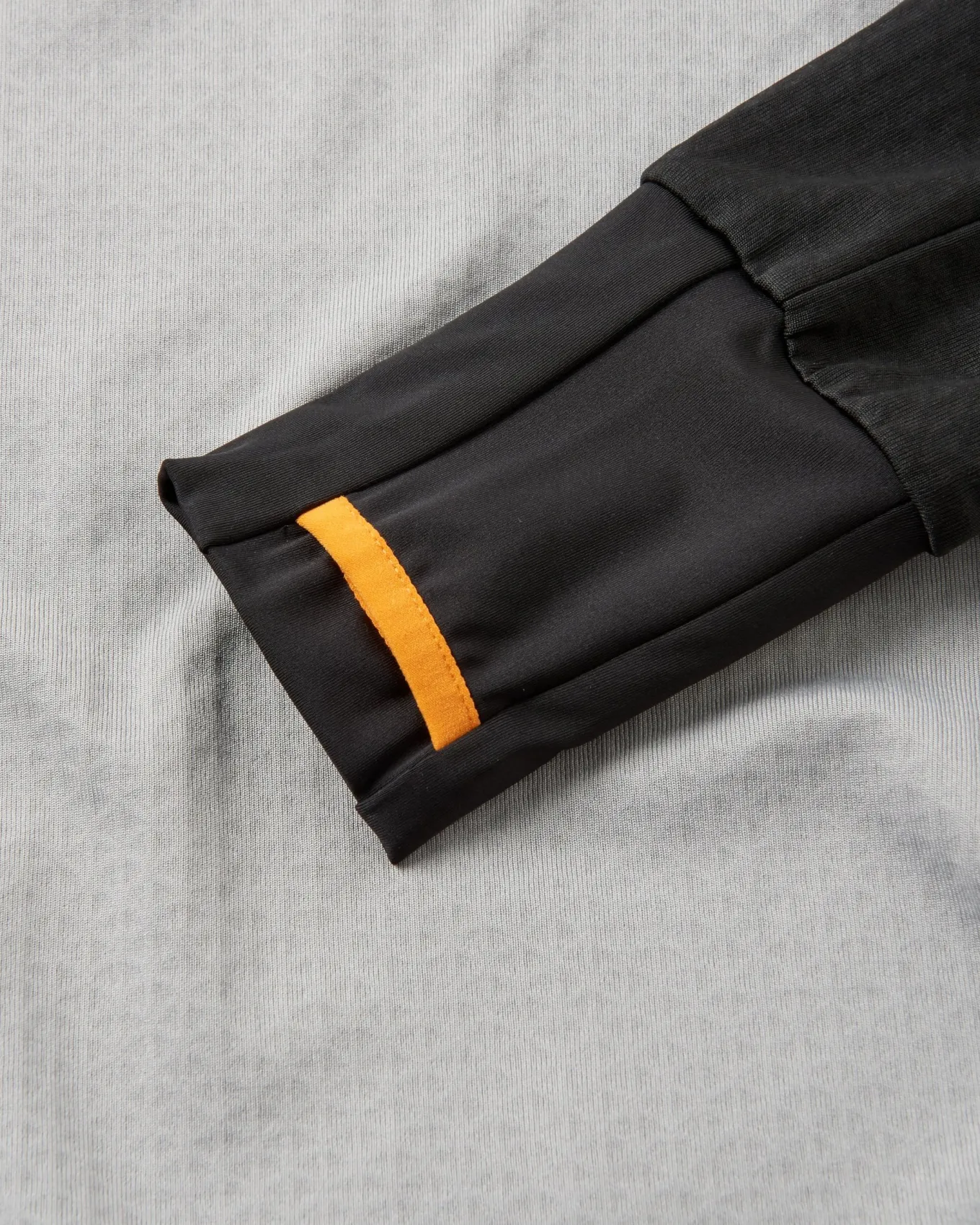 Atlantis Recyceltes Base Layer Langarm-T-Shirt - Schwarz/Grau Meliert