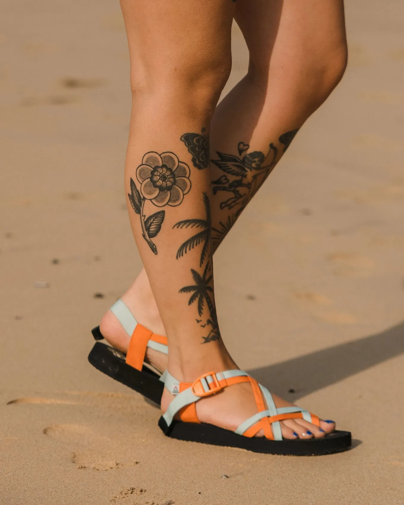 Atlas Sandale - Surf Spray/Aprikose