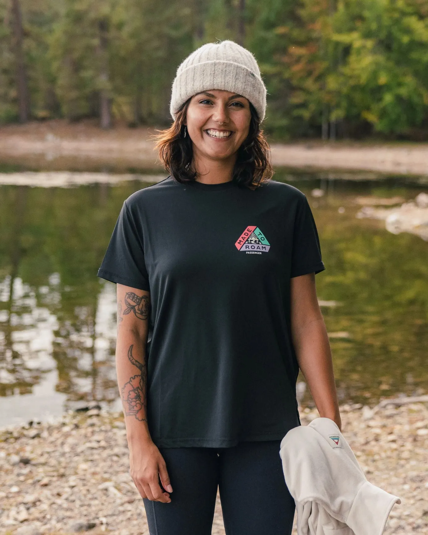 Aurora Aktives T-Shirt - Schwarz