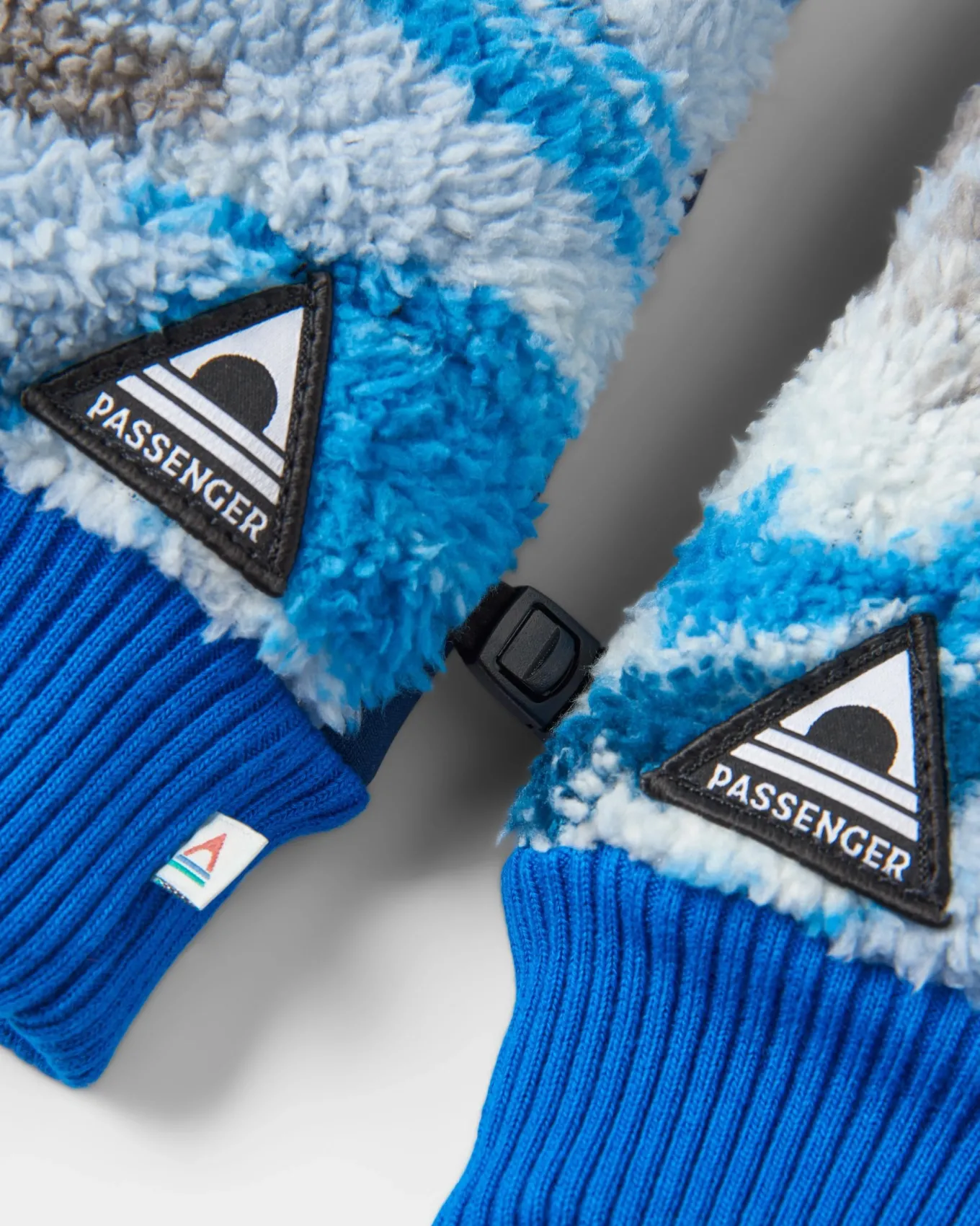 Avalanche Recycelte Sherpa-Handschuhe - Abstrakter Berg Stahlblau