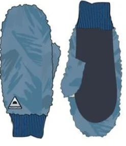 Avalanche Recycelte Sherpa-Handschuhe - Abstrakter Berg Stahlblau