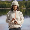Ayla Recyceltes Micro Polartec® Fleece - Altweiß