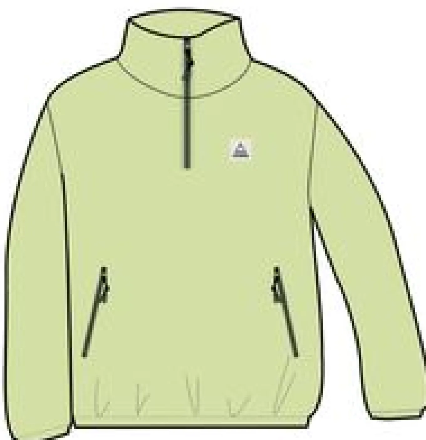 Ayla Recyceltes Micro Polartec® Fleece - Sanfter Limettensaft