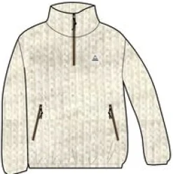 Ayla Recyceltes Micro Polartec® Fleece - Altweiß