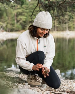 Ayla Recyceltes Micro Polartec® Fleece - Altweiß