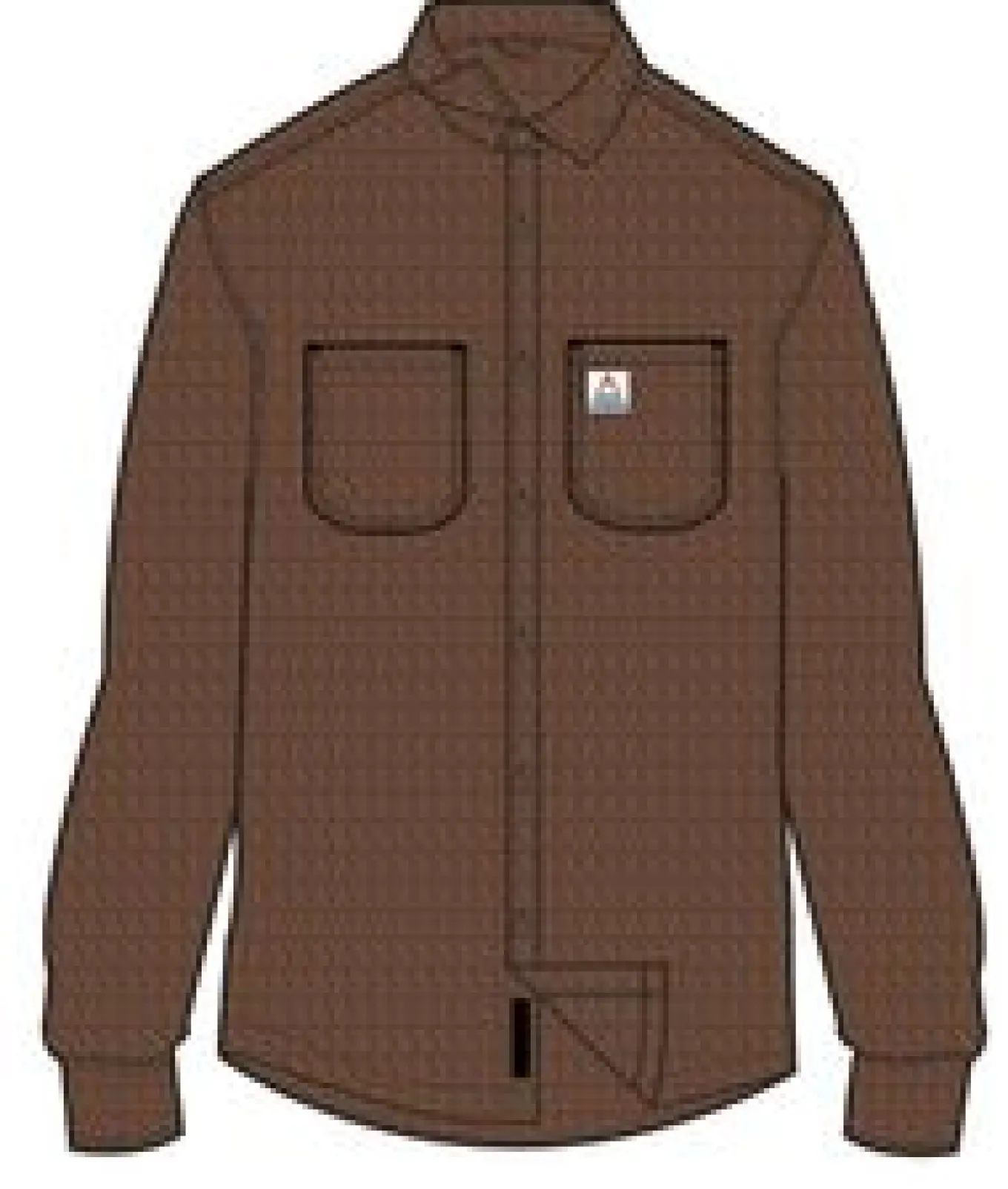 Backcountry Flanellhemd - Cappuccino/Staubiges Ocker