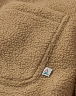 Backcountry Recyceltes Sherpa-Fleece-Hemd - Biskuit