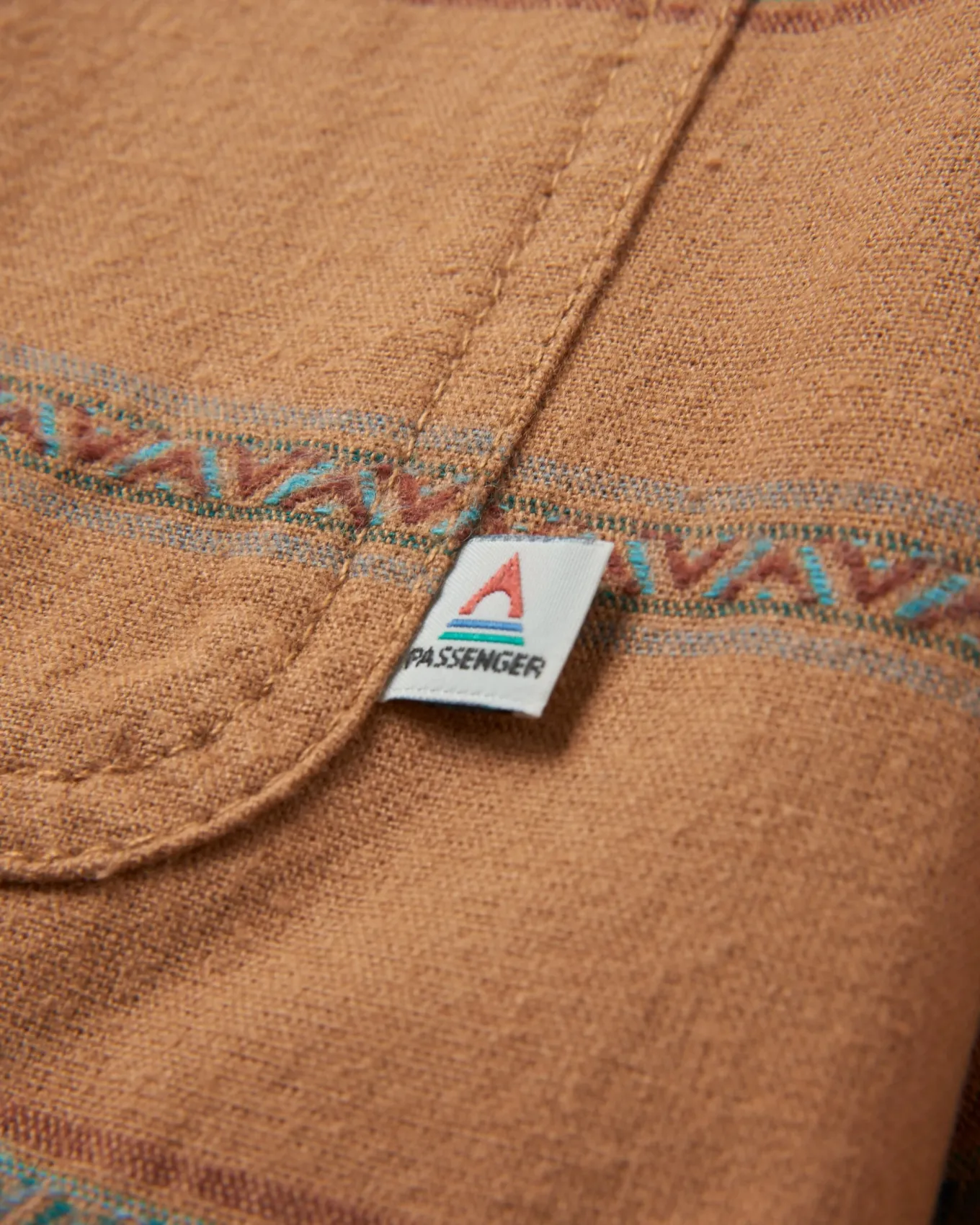Backcountry Streifenhemd - Toffee Jacquard