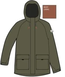 Baltic Recycelte 2.0 Jacke - Khaki