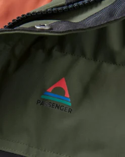 Baltic recyceltes Top - Schwarz/Khaki