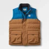 Baltic recyceltes Top - Toffee/Blaustahl