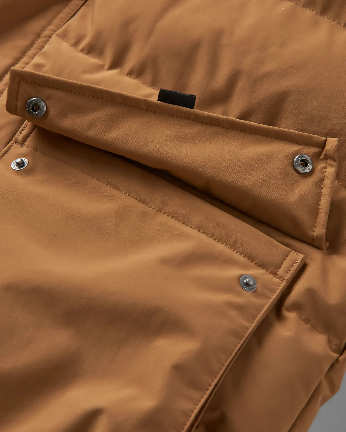 Baltic recyceltes Top - Toffee/Blaustahl