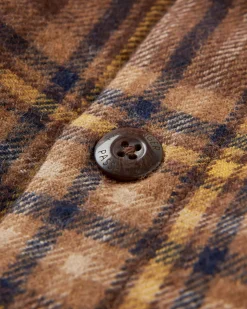 Barren Overshirt - Braun/Senf Karo