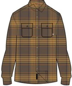 Barren Overshirt - Braun/Senf Karo