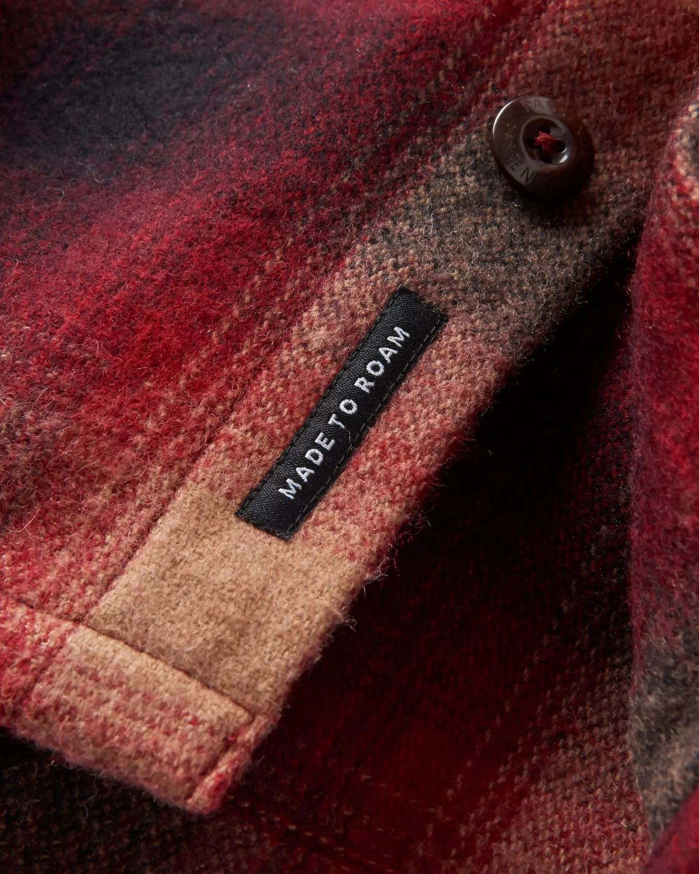 Barren Overshirt - Weinrot
