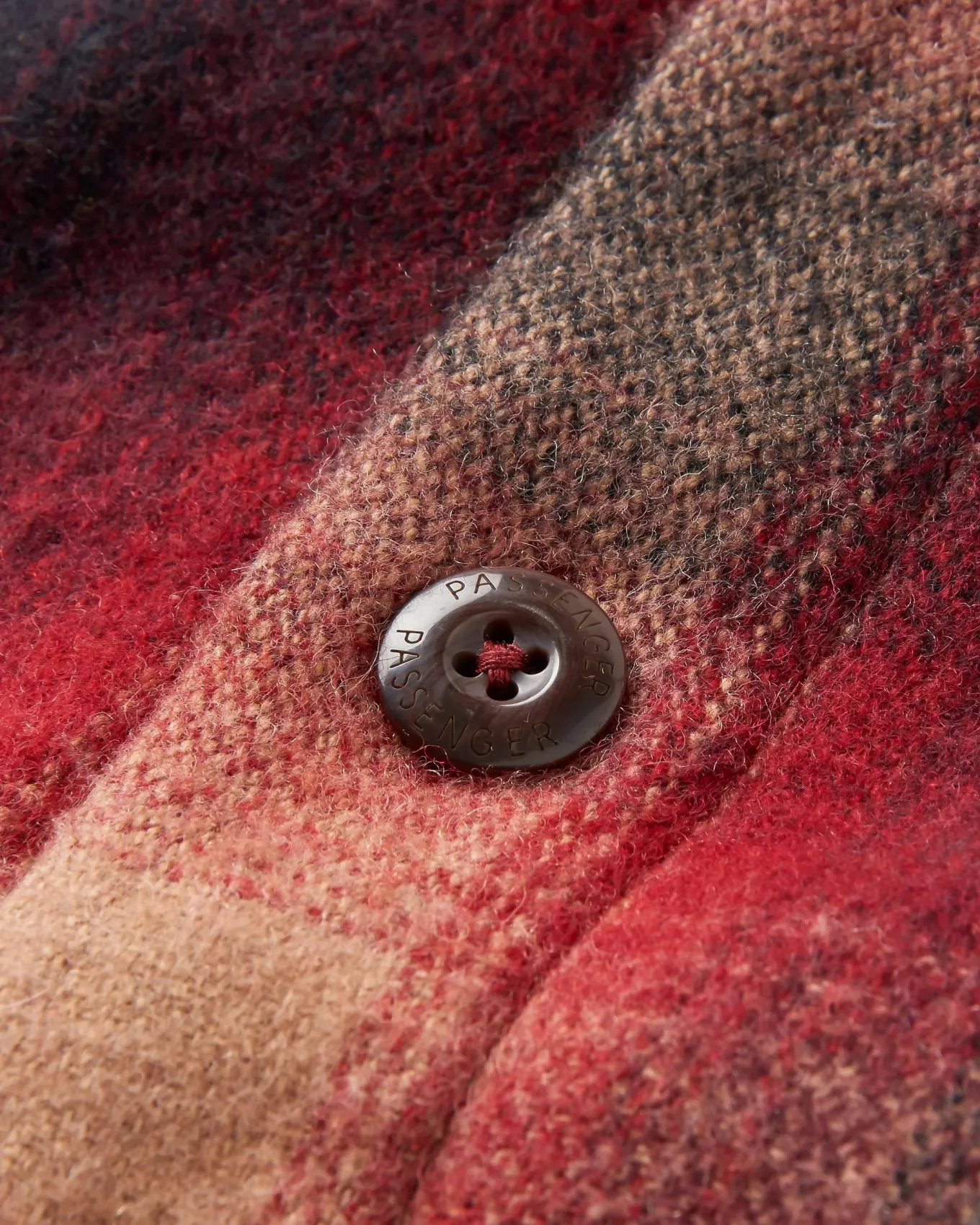 Barren Overshirt - Weinrot