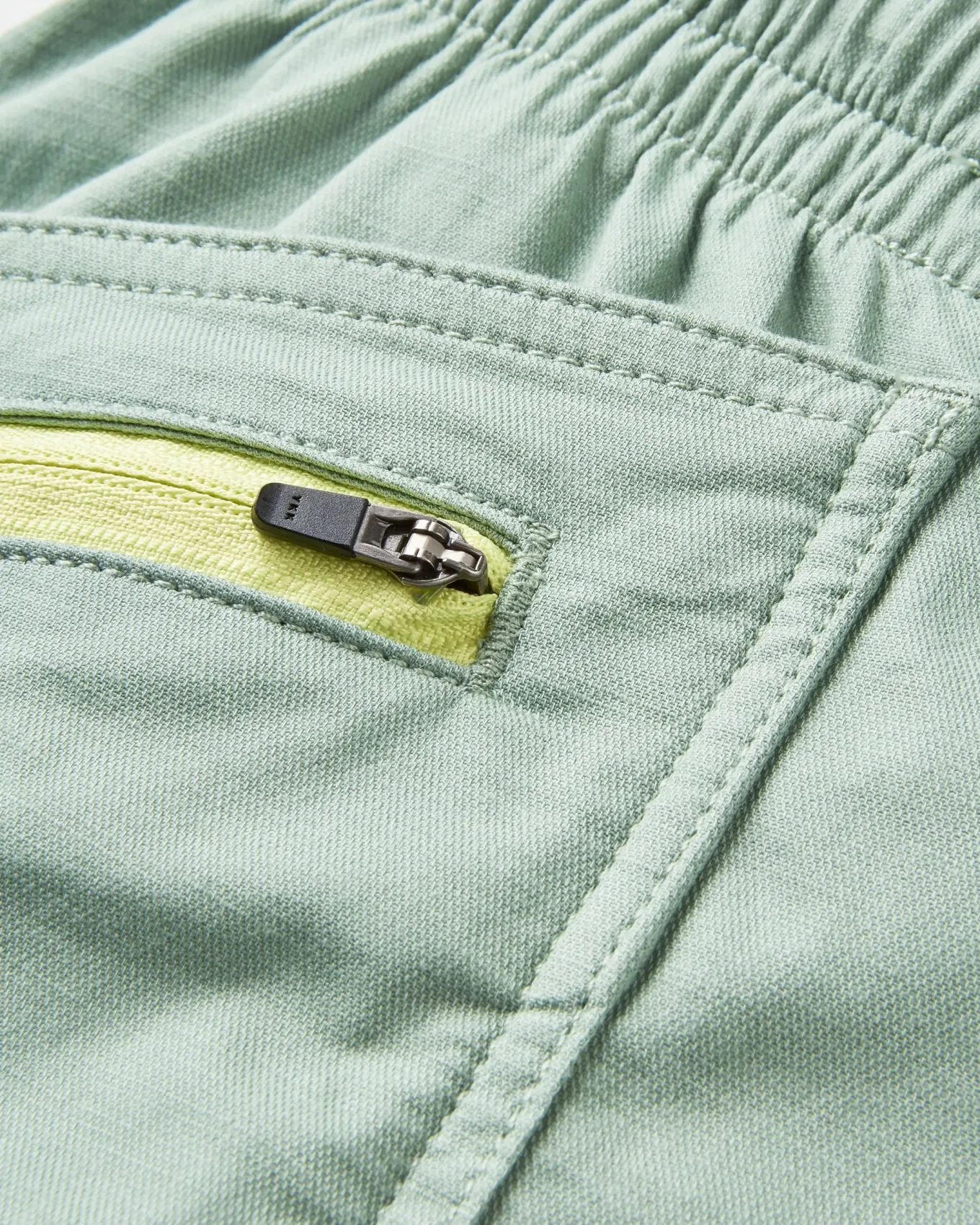 Basswood Bio-Baumwolle Shorts - Pistazie