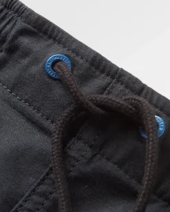 Basswood Bio-Baumwolle Shorts - Schwarz