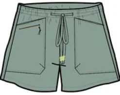 Basswood Bio-Baumwolle Shorts - Pistazie