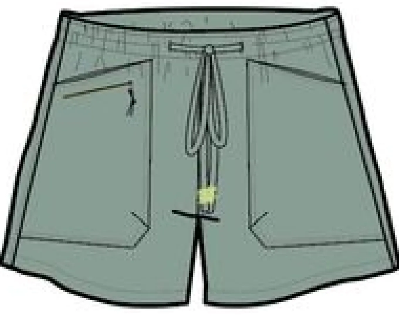 Basswood Bio-Baumwolle Shorts - Pistazie