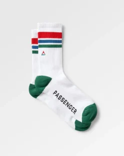 Bio Crew-Socken mittelschwer - Weiß