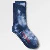 Bio Crew-Socken mittelschwer - Batiktiefblau