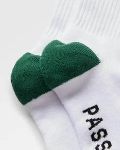 Bio Crew-Socken mittelschwer - Weiß