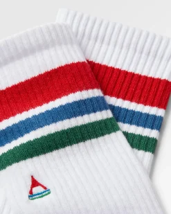 Bio Crew-Socken mittelschwer - Weiß