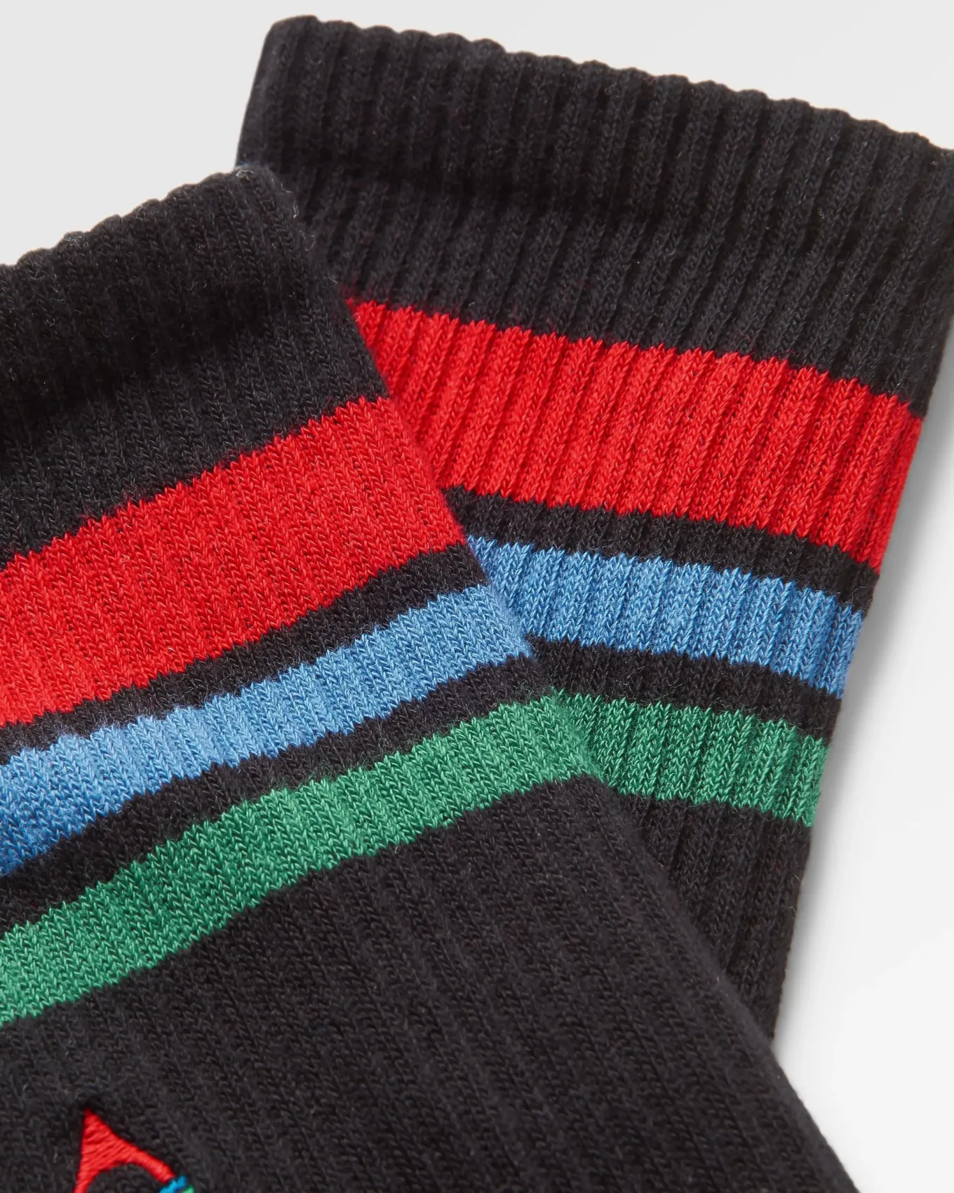 Bio Crew-Socken mittelschwer - Schwarz