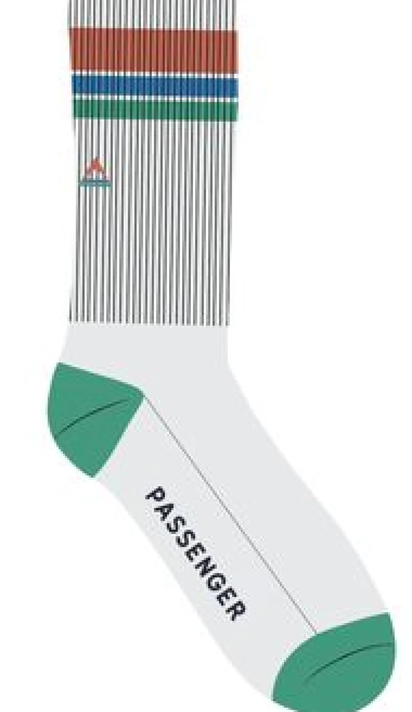 Bio Crew-Socken mittelschwer - Weiß