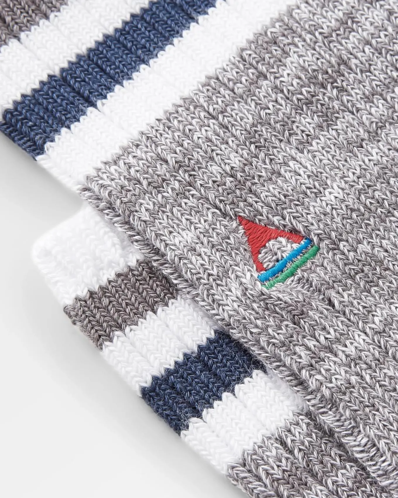 Bio Rippsocken mittelschwer - Graumeliert
