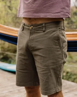 365 Bio-Baumwollshorts - Staubige Olive