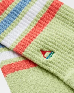 Bio-Crew-Socken mittelschwer - Grüne Feige