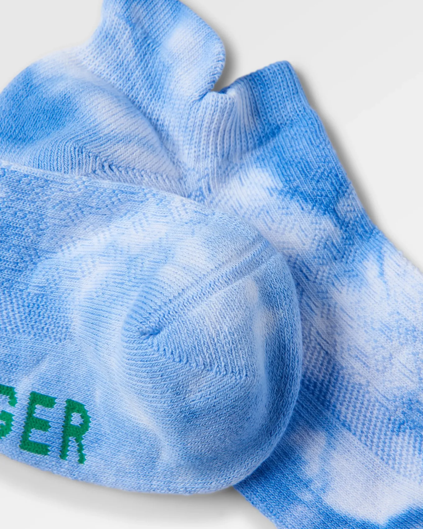 Bio-Trainer-Socken - Batik-Kornblume