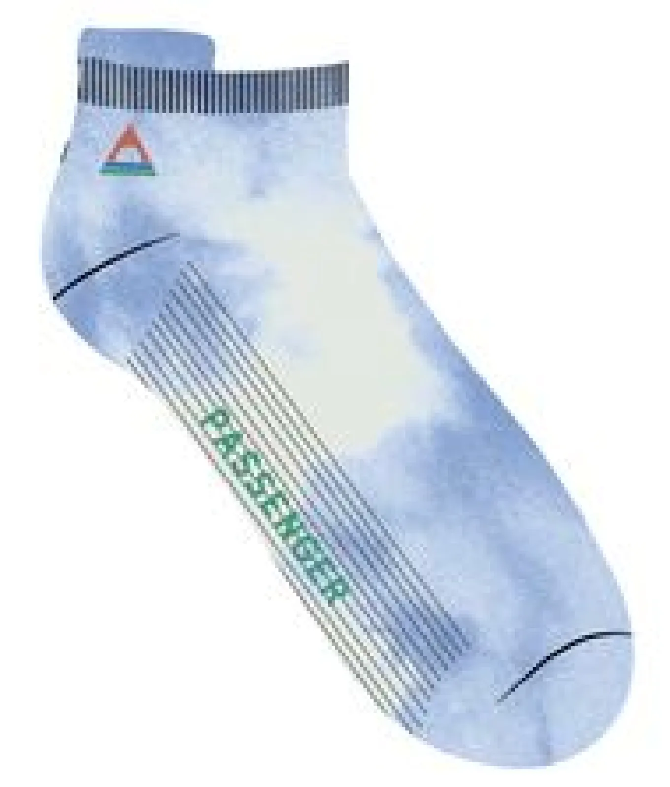 Bio-Trainer-Socken - Batik-Kornblume