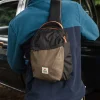 Boondocker Recycelte tasche 8L - Echtes Schwarz/ Khaki