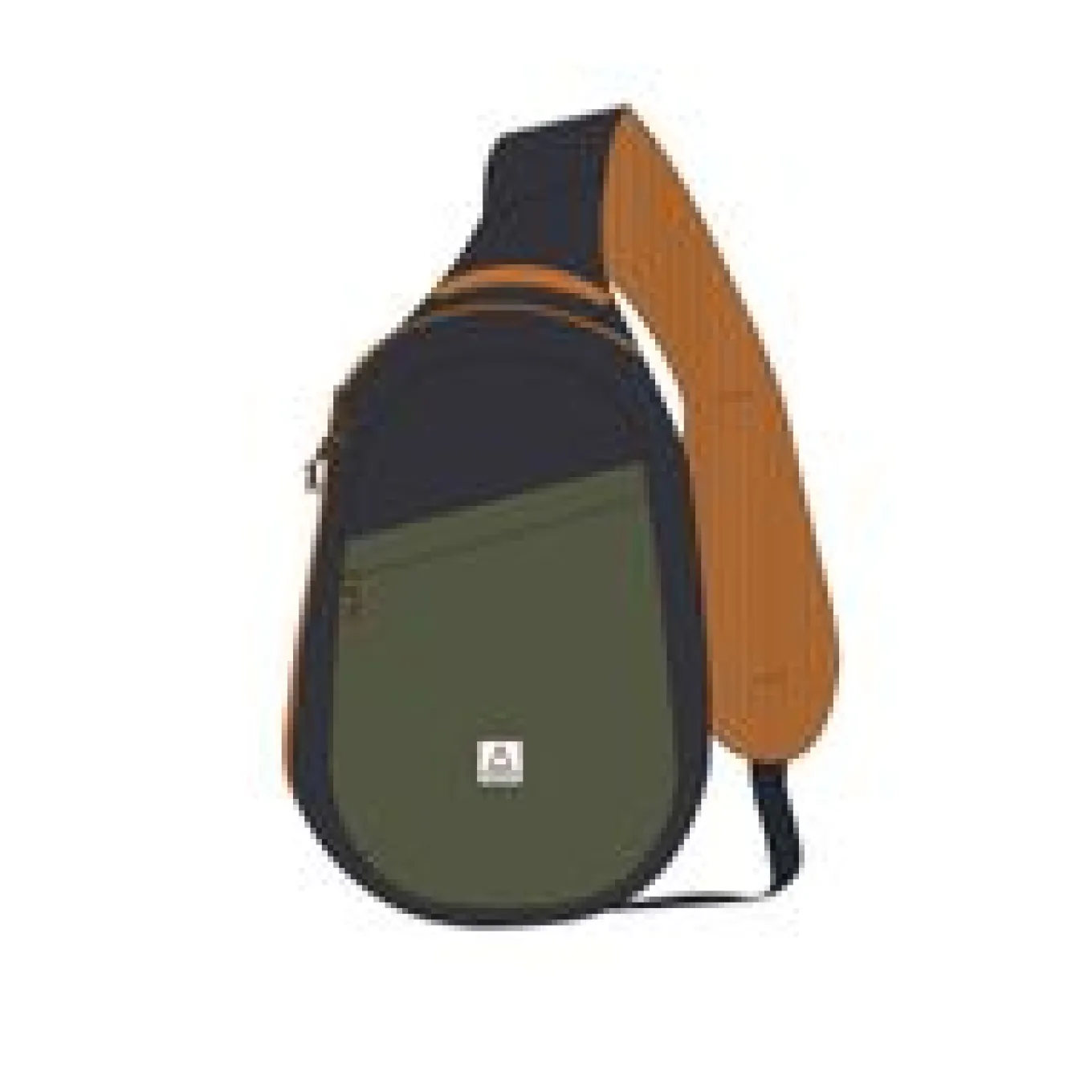 Boondocker Recycelte tasche 8L - Echtes Schwarz/ Khaki