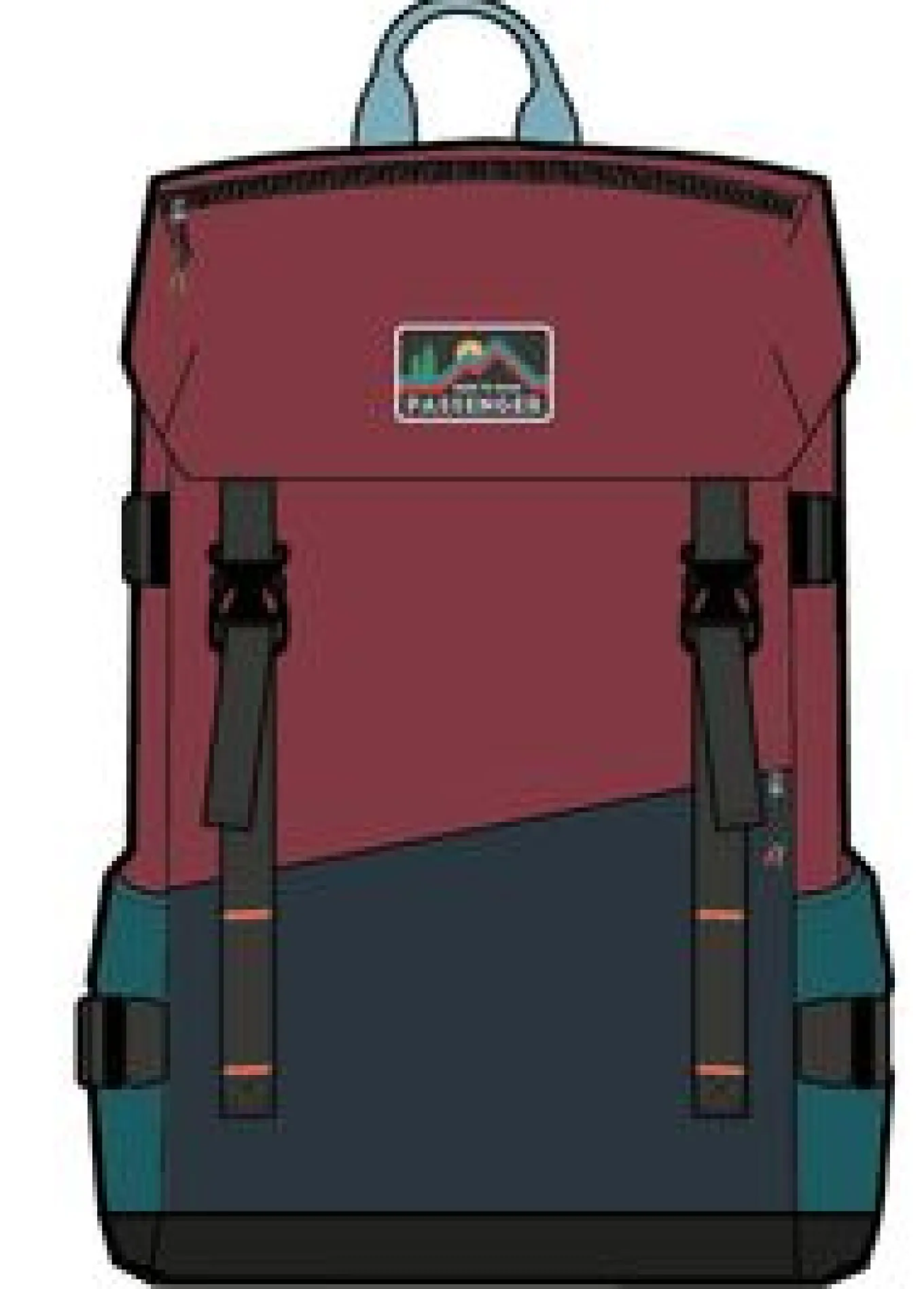 Boondocker Recycelter 26L Rucksack - Mehrfarbig