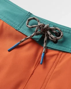 Breaks Recycelte Boardshorts - Gebranntes Orange